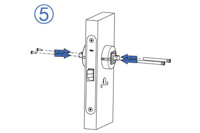MG2814 Einsteckschloss mit Push/Pull-Türgriff