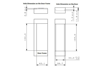 MG-H04-X Verstellbare Scharniere