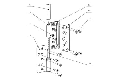 MG-H04-X Verstellbare Scharniere